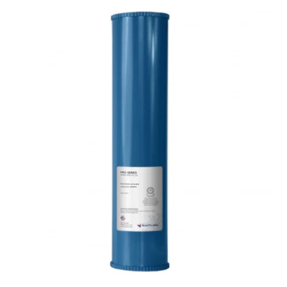 Aries FilterWorks (AF-20-4010-BB) 20" x 4.5" Big Blue Mixed Bed Deionization (DI) Water Filter Cartridge - High-Purity Resin for TDS & Ionic Contaminant Removal - Semiconductor Grade, Made in USA