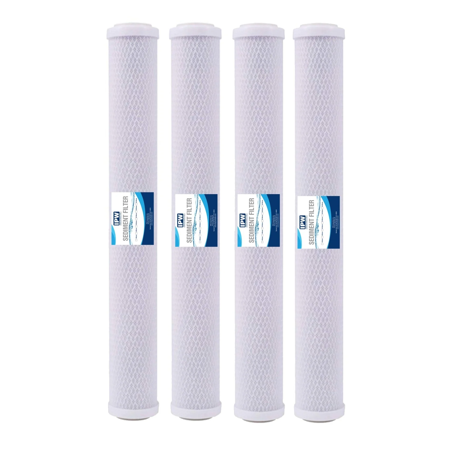 Compatible for OptiPure CTOS-20 20" Replacement Cartridges 4 Pack by IPW Industries Inc