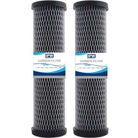 Compatible with Omnifilter T01-DS Omni TO1-DS Whole House Replacement Under Sink Water Filter Carbon Wrapped Cartridge (2-Pack) Taste & Odor TO1 DS T01 DS Series C (2 Pack) Water Filter - Image 2