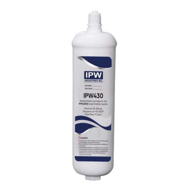 IPW Industries Inc - (IPW430) Whole House Scale Inhibition Water Treatment Replacement Cartridge Filter for IPW430SS