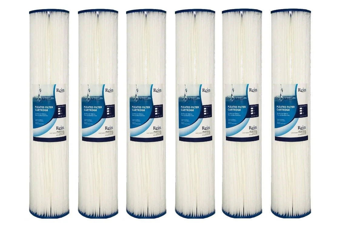 IPW Industries Inc- Whole House 20" x 4.5" Big Blue Pleated Polyester Sediment Filter Replacement Cartridge 30 Micron - Image 3
