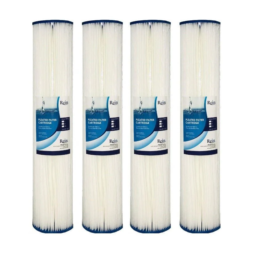 IPW Industries Inc- Whole House 20" x 4.5" Big Blue Pleated Polyester Sediment Filter Replacement Cartridge 30 Micron - Image 4