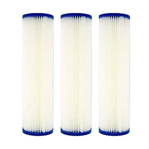 IPW Industries Inc Pack of 3 Watts (WPC5-975) 9.75"X2.75" 5 Micron Pleated Sediment Filter