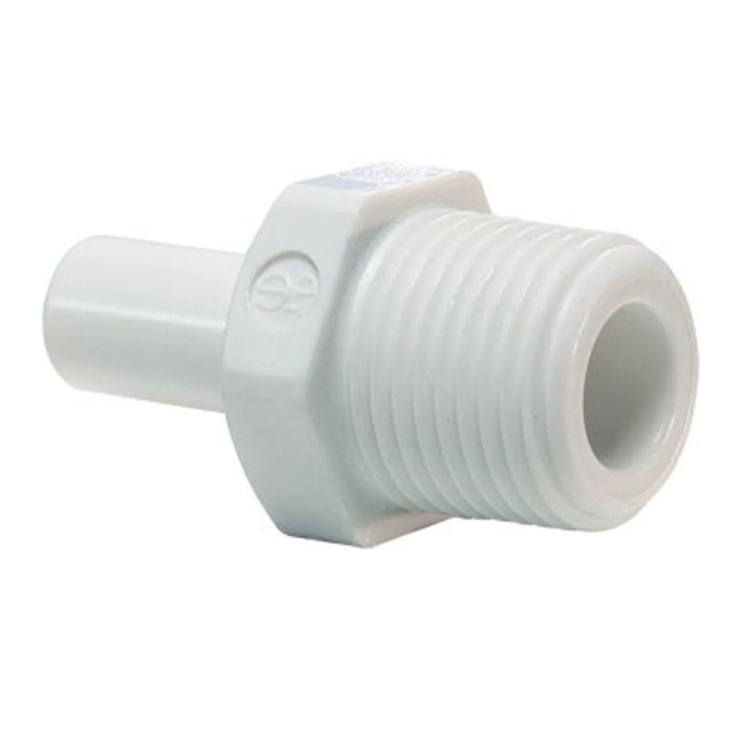 John Guest - Acetal Stem Adapter Fitting - White