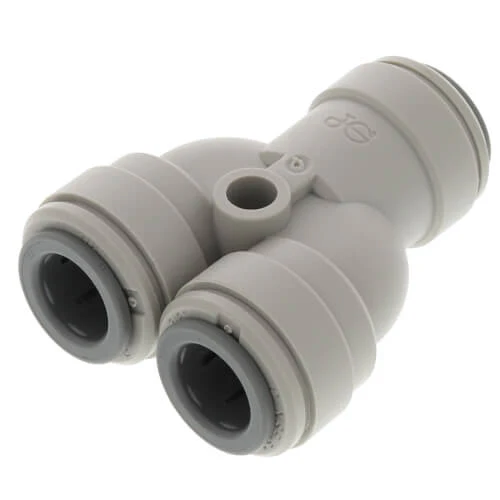 John Guest - Acetal Two-Way Reducing Divider Fitting - Grey