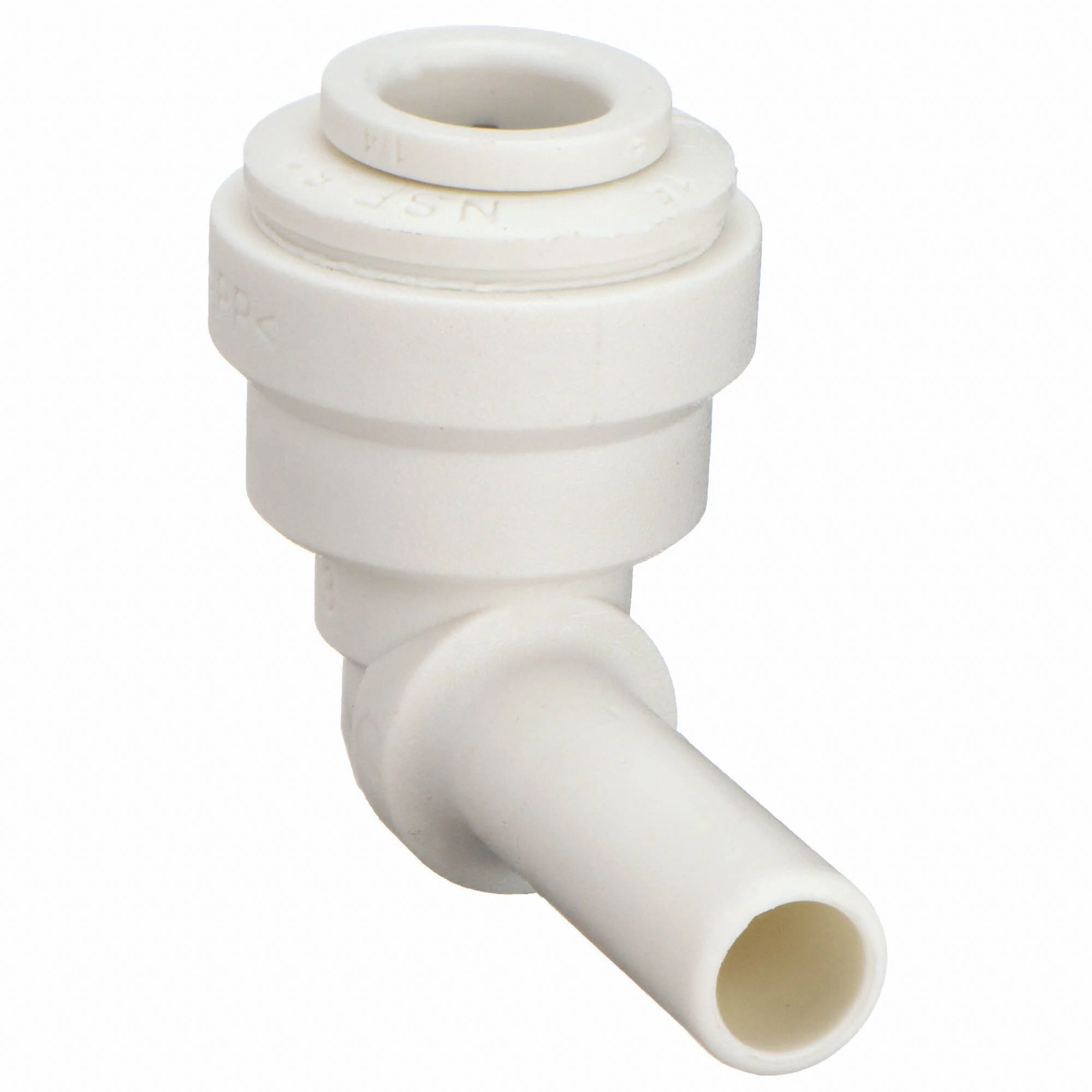 John Guest - Polypropylene Plug In Stem Elbow Quick Connect Fitting - White