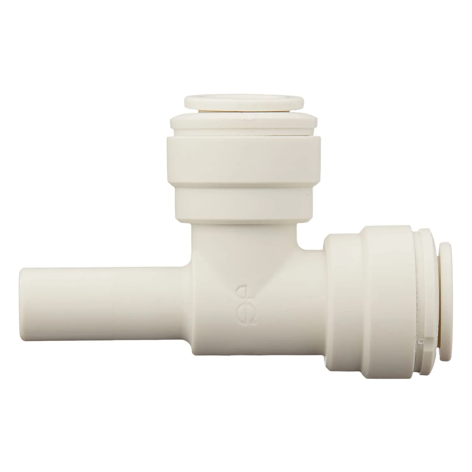 John Guest - Polypropylene Stackable Tee Quick Connect Fitting - White