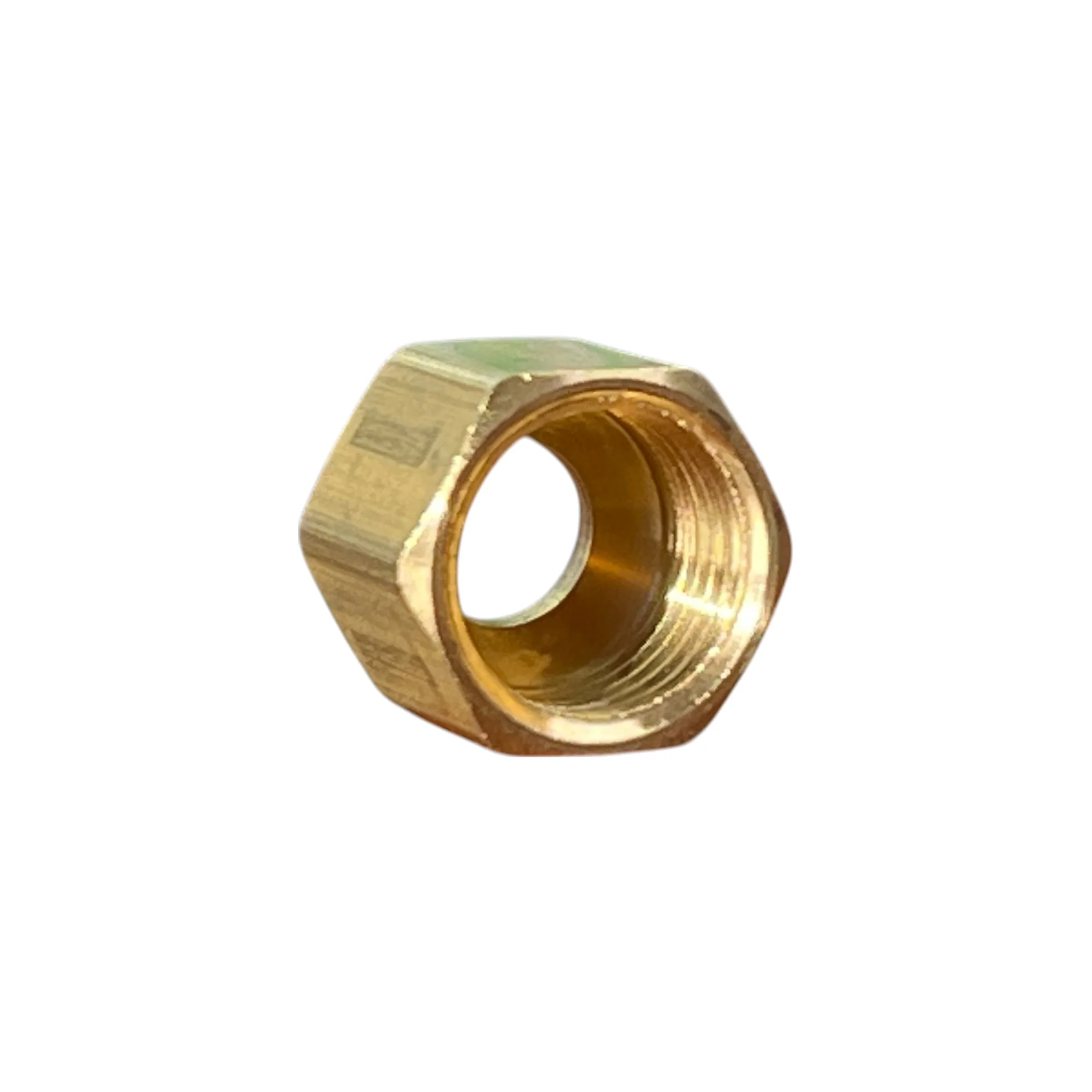 Max Adaptor (61-4) Brass Compression Nut 1/4" - Image 2