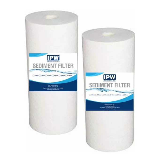 OmniFilter RS16-R-05 Compatible Heavy Duty Cartridges 2 Pack - 10" x 4.5" 5 Micron Water Filters