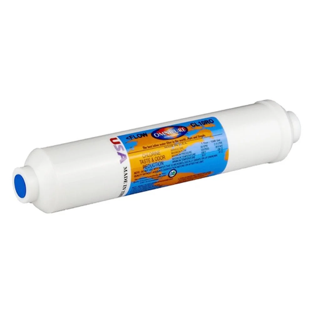 Omnipure - CL10ROT28 - 10" x 2" T40 GAC Acid Washed Coconut Inline Filter