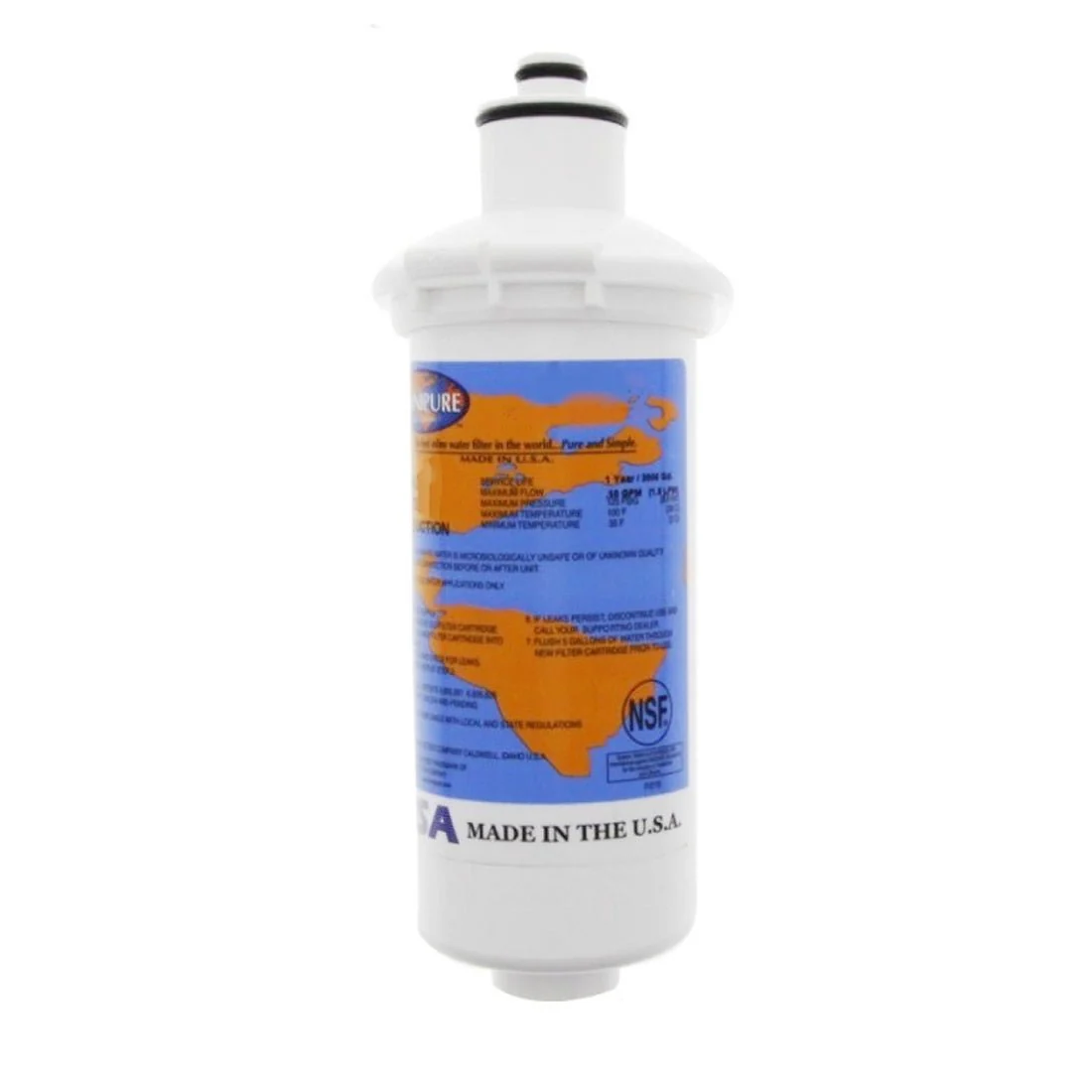 Omnipure - E5385 - 6" x 2.5" E-Series ALL Phosphate Filter; Scale Inhibitor