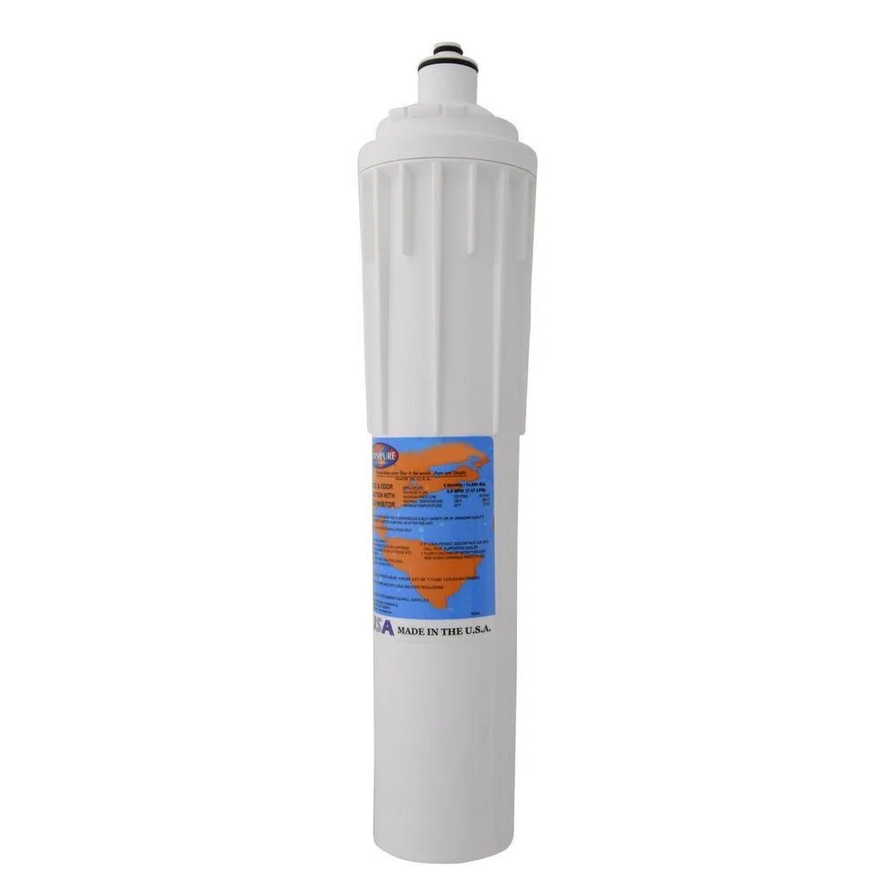 Omnipure - ELF XL 1ML-AM - 15" x 4" ELF XL-Series 1 Micron Algion Antimicrobial Carbon Block Filter; Cyst & Lead Reduction