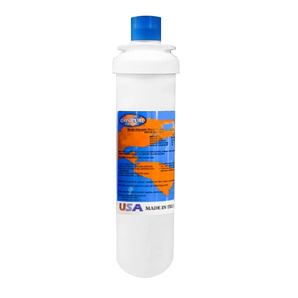Omnipure - L5515 - L-Series 10" x 2.5" Twist Off Carbon Block Filter 1 Micron Lead Removal
