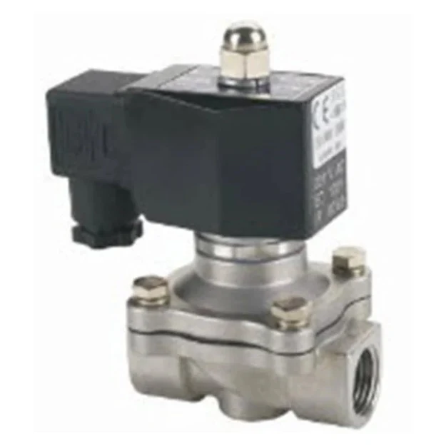 Solenoid Valve Stainless Steel Normally Open 110V 3/8" FNPT
