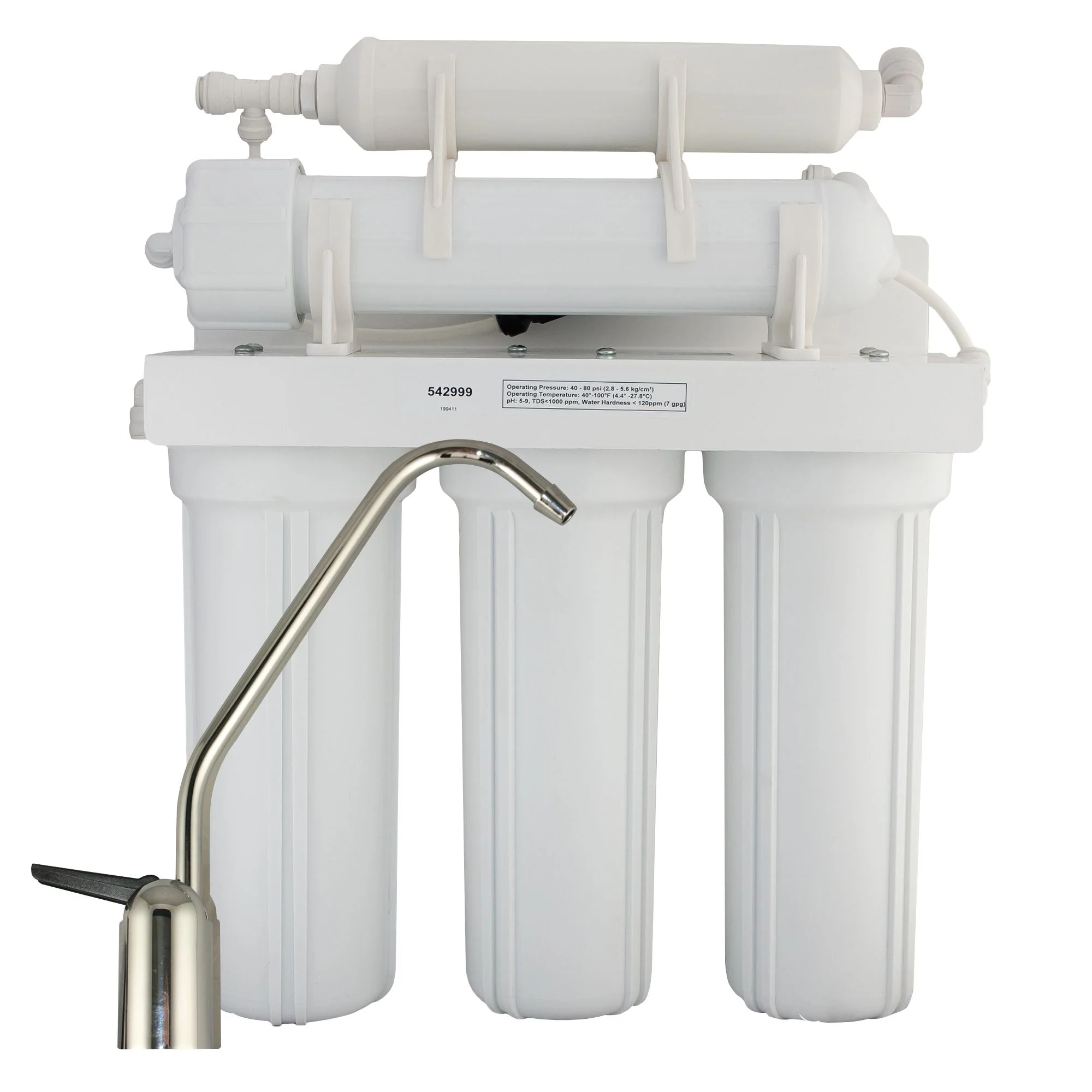 Watts-GTS550S-NAGF-MT Watts GTS Series 5 Stage Standard Cartridge Reverse Osmosis